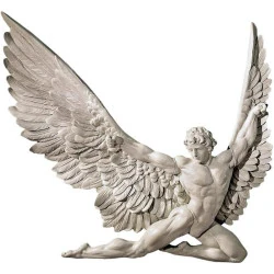 Sculpture murale Icare, Design Toscano, décoration intérieure