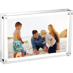 Cadre Photo Acrylique Transparent, Bureau, Nettoyage Inclus