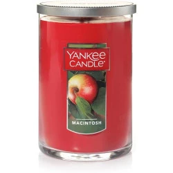 Yankee Candle Bougie parfumée Macintosh, 2 mèches, 650 ml