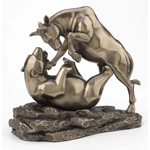 Statue de Table Wall Street, Résine Finition Bronze, Veronese - Vue principale