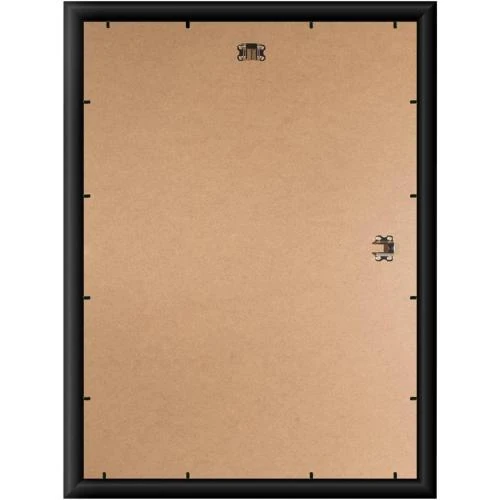 Zoom sur Cadre photo sur mesure Noir mat, verre acrylique antireflet