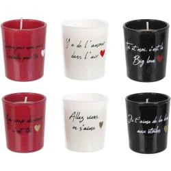 Bougie Amour X6 Coffret THE CONCEPT FACTORY
