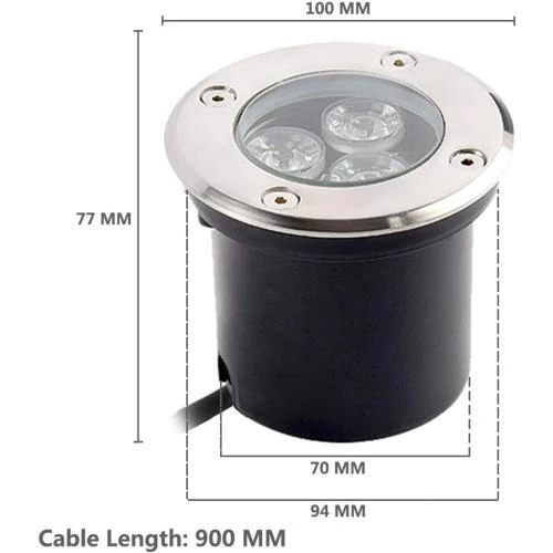 Détail de Dailyart Spots LED Encastrables Extérieurs, 4 Pack 280 Lumen