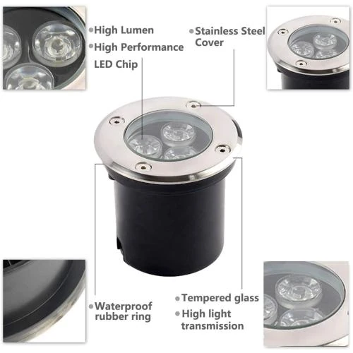 Zoom sur Dailyart Spots LED Encastrables Extérieurs, 4 Pack 280 Lumen