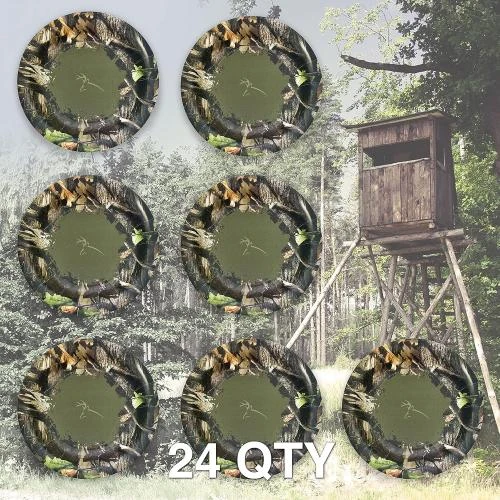 Détail de Havercamp 24 Assiettes Dessert Rondes Next Camo