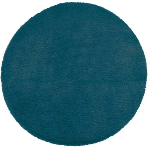 Tapis doux fourrure bleu canard ATMOSPHERA - Vue principale