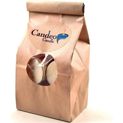 Détail de Candeo Candle Bougies de soja, chauffe-plat, clair