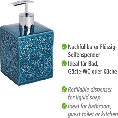 Détail de Distributeur de Savon Liquide Céramique WENKO Cordoba