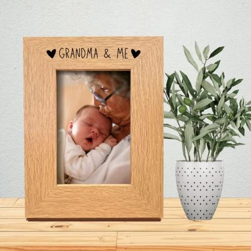 Détail de Cadre photo chêne, Second Ave Gift Company, élégant