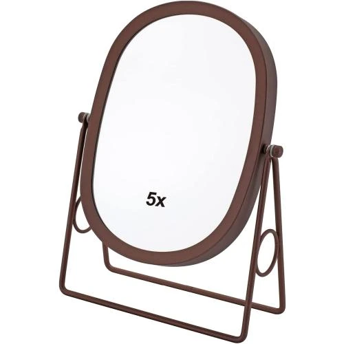 Miroir maquillage JOYOEIKON double face pivotant 360, bronze - Vue principale