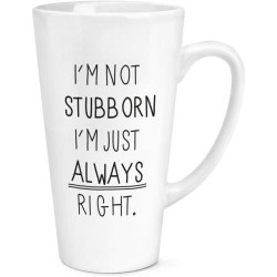 Présentation Gift Base Tasse Grand Latte 17oz, Just Always Right