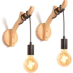 Présentation Applique Murale Industrielle Vintage Noir, Design Retro