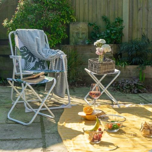 Détail de Bannes Plage, Chaise Set 2 pièces, Léger, Feuille Banane