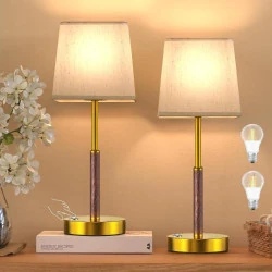 Lampe de Chevet Tactile Guijiyi, Lot de 2, USB
