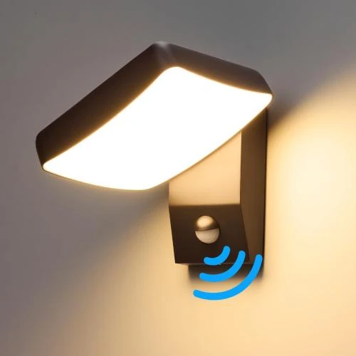 Bojim Applique Murale Extérieur, Détecteur Mouvement, LED 18W - Vue principale