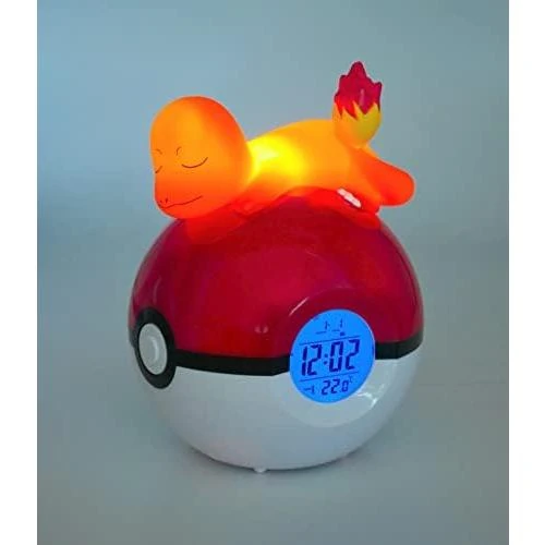 Zoom sur Radio Réveil Salamèche TEKNOFUN 811368 pour Fans de Pokémon
