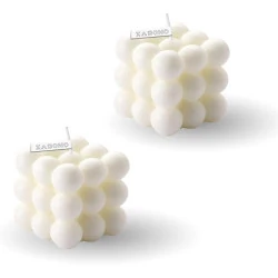 Bougies à bulles blanches décoratives, Generic, tendance artisanale