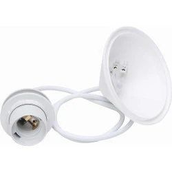 Kopp Suspension abat-jour baldaquin plafond, blanc