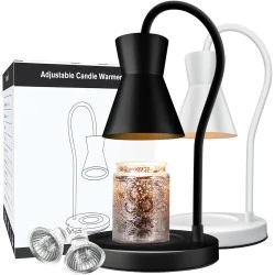Chauffe-bougie noir, tuyau réglable, compatible toutes bougies