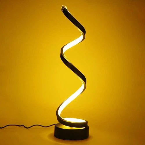 Lampe de Table Dimmable ELINKUME, Spirale LED, Noir - Vue principale
