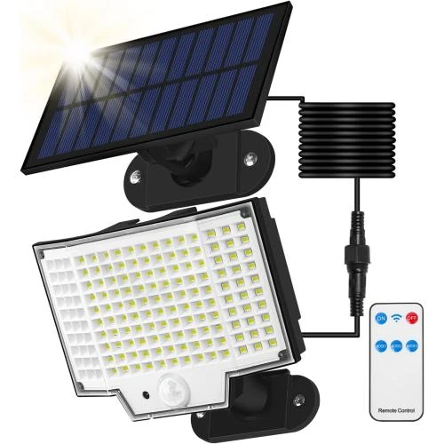 Lampe Solaire Extérieur Osairous 160LED, Détection Mouvement - Vue principale