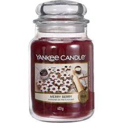 Bougie Yankee Candle Merry Berry, Parfum Fruité