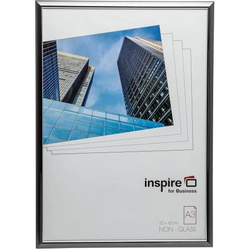 Cadre Photo Hampton Frames EasyLoader Fumée Gris A3 Sécurisé - Vue principale