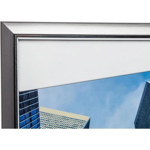 Zoom sur Cadre Photo Hampton Frames EasyLoader Fumée Gris A3 Sécurisé