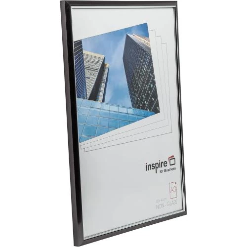 Détail de Cadre Photo Hampton Frames EasyLoader Fumée Gris A3 Sécurisé