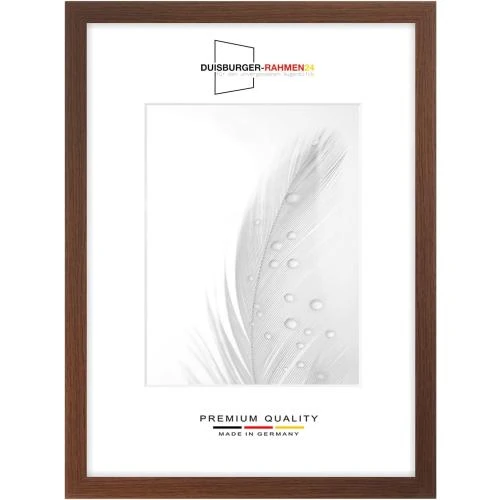 Cadre Photo Wenge, Bois MDF, Verre Antireflet, Fixations - Vue principale