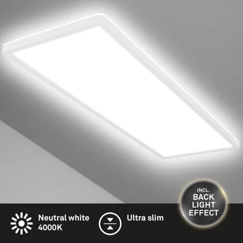Détail de Briloner Plafonnier LED Ultra Plat, Lumière Blanc Neutre