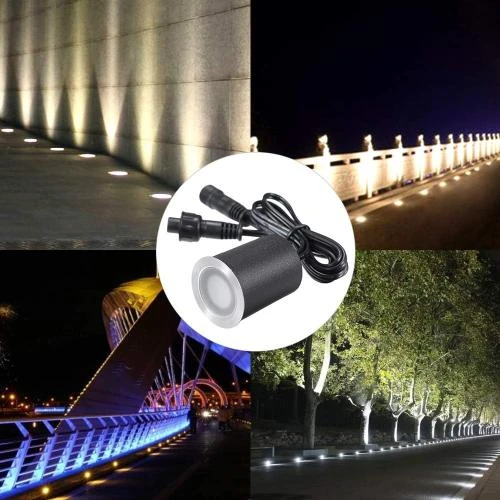 Détail de Lixada Spots Encastrables LED Solaire, Étanches IP65