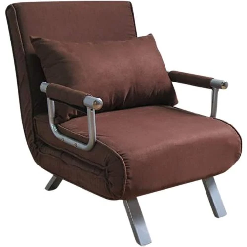 Sofa Bed Marron ITALFROM, Canapé Lit 1 Place, Métal - Vue principale