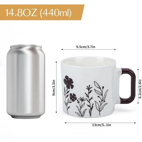 Détail de Mugs EYMPEU, Tasses Café, Expresso, Céramique, Originales