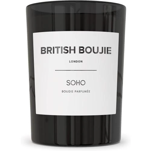Bougie parfumée British Boujie, parfum boisé sucré, longue durée - Vue principale