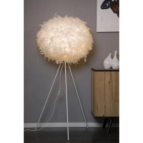 Zoom sur Lampadaire Lucide Goosy Soft Moderne et Élégant pour Salon