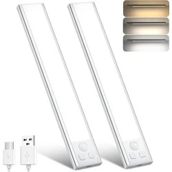 OUILA Lampe Placard LED, Détecteur Mouvement, Rechargeable