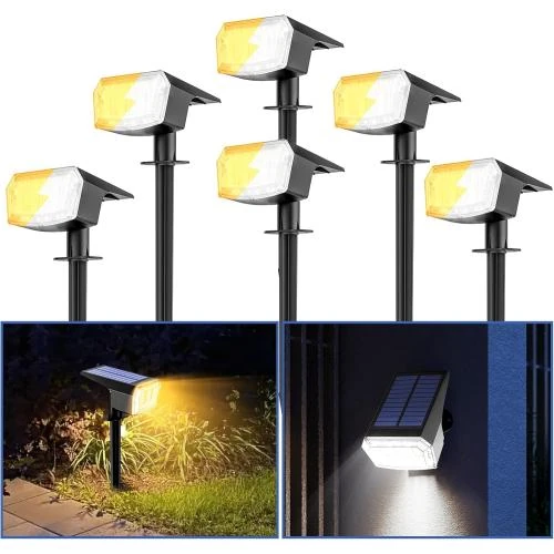 Spot Solaire Extérieur EVARY, 63 LED, Étanche IP65 - Vue principale