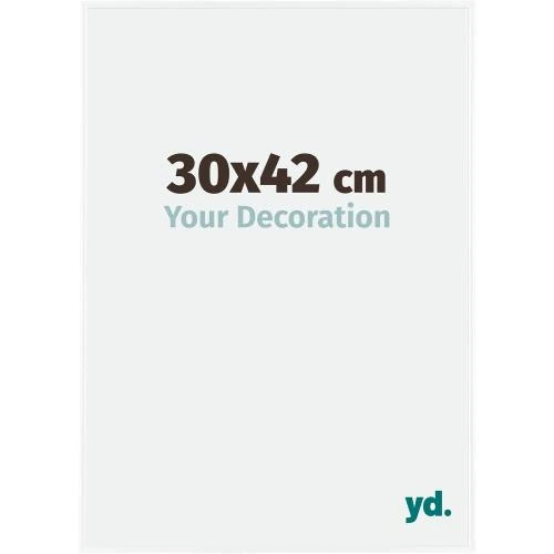 Cadre Photo Plastique Blanc Brillant, Anti Reflet, Décoration Murale - Vue principale
