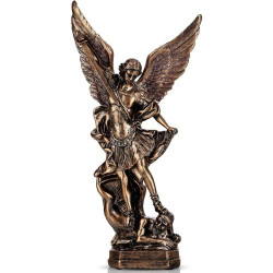 Présentation Statue Saint Michel, San Miguel, Archange, Sculpture Démon