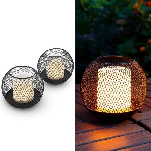 Navaris Bougies LED Solaire, Lanterne Ecologique Jardin - Vue principale