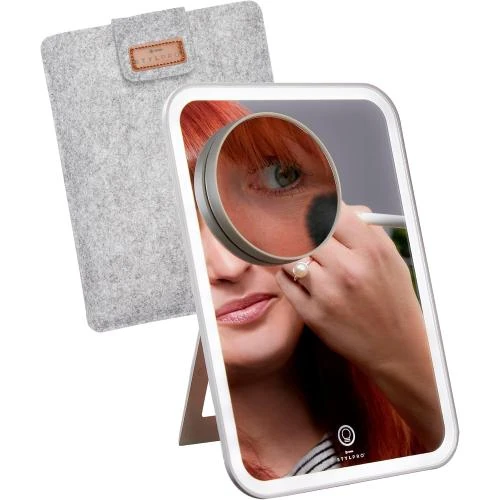Détail de Miroir StylPro LED, rechargeable, grossissant x10, luxe