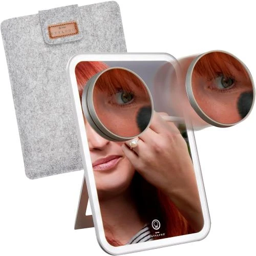 Miroir StylPro LED, rechargeable, grossissant x10, luxe - Vue principale