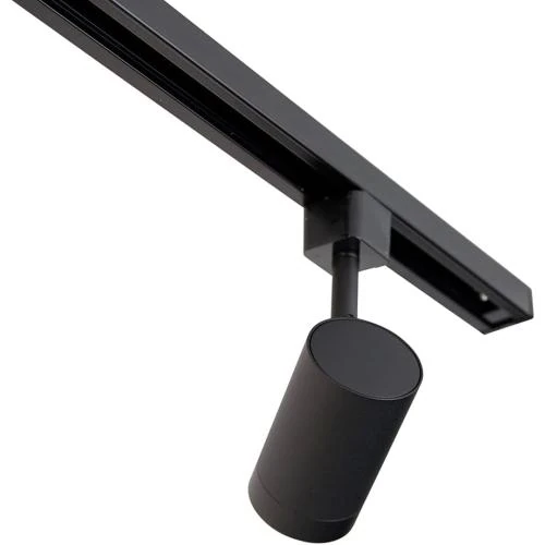Zoom sur QAZQA Jeana Spot Luminaire Plafond Noir, Éclairage Moderne