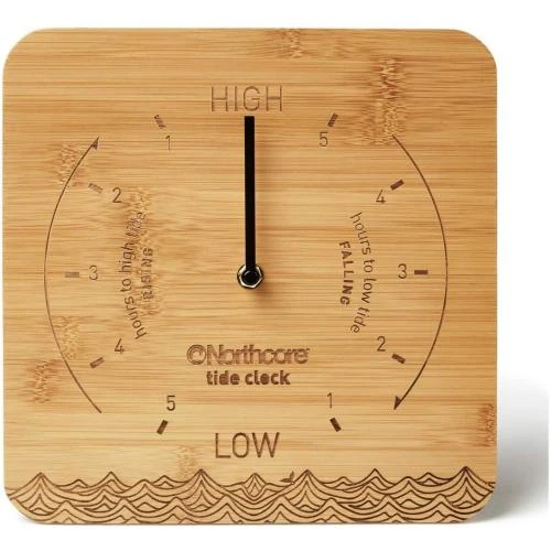Horloge Murale Tide Bamboo Northcore, Design Écologique - Vue principale