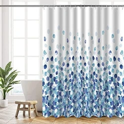 Rideau de Douche Polyester Motif Bulles - Pratique et Esthétique