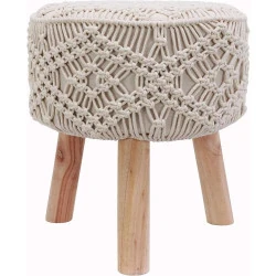 Tabouret Naturel Decor Therapy, Élégance, Design Moderne