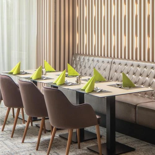 Détail de Dublino Pied de Table Métal Noir Base Manger 73 cm