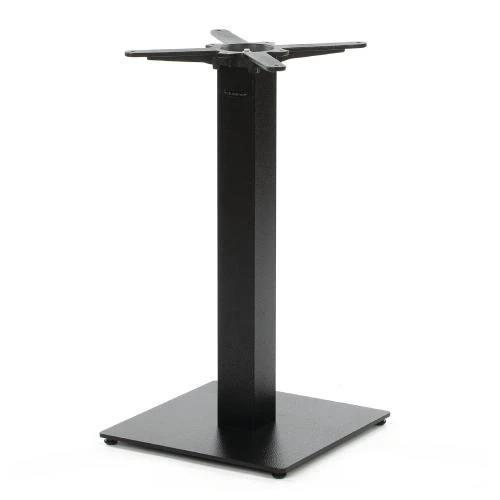 Dublino Pied de Table Métal Noir Base Manger 73 cm - Vue principale