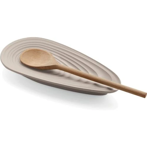 Détail de Guzzini Eco Kitchen, Repose Cuillère, Couverts, Gris Mat